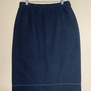prada skirt w/ stitching detail